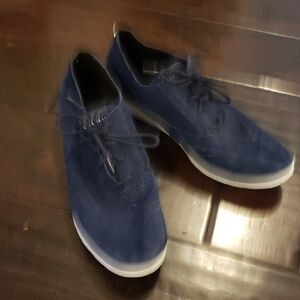 Cole Haan Blue Suede Shoes Size 7.5
